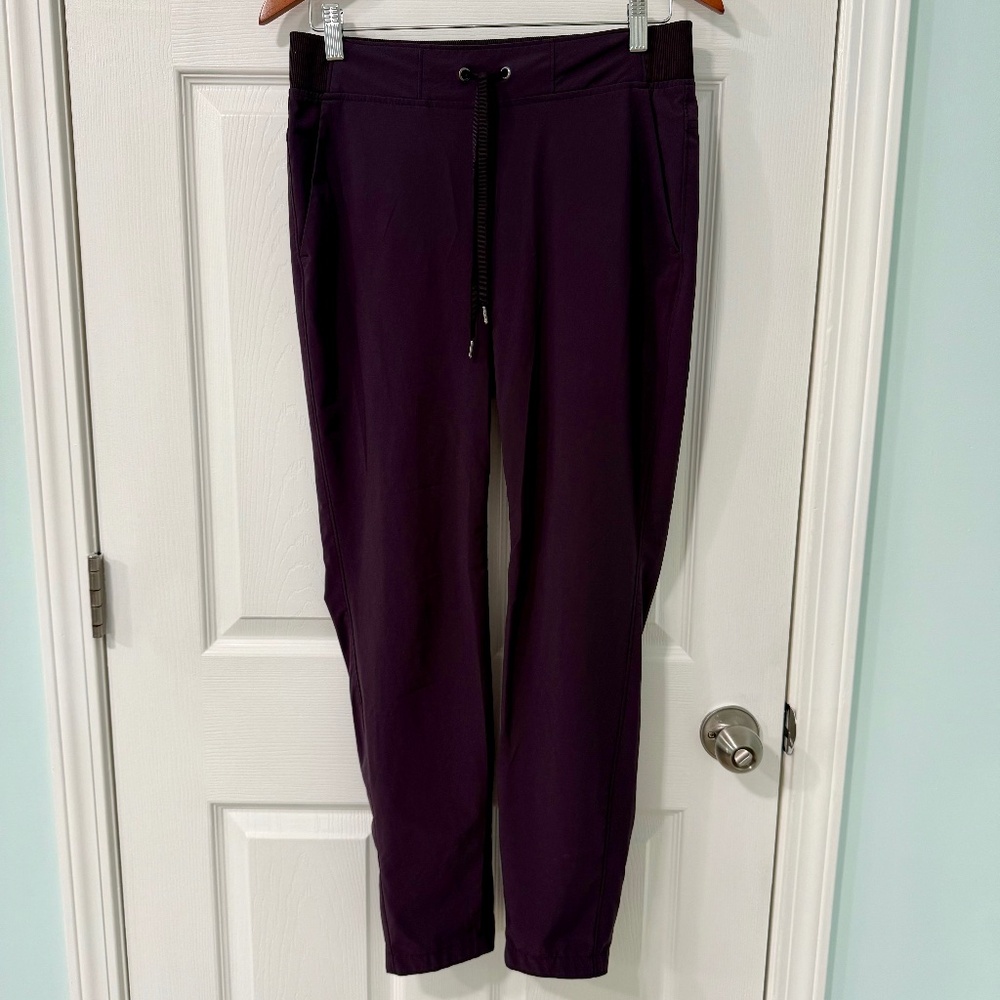 Athleta Midtown Ankle Pants in Wild Raisin